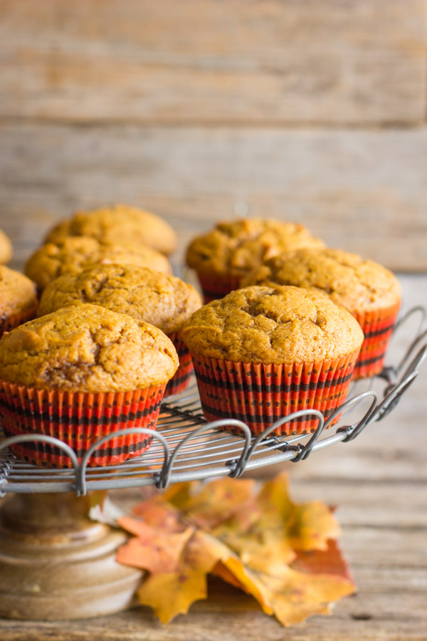 What is a healthy recipe for pumpkin muffins?